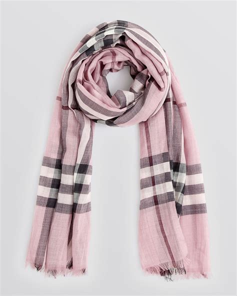burberry scarves pink
